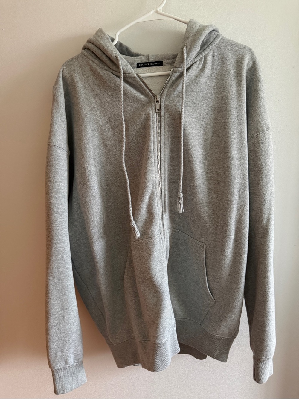 Brandy Melville Zip Up Hoodie